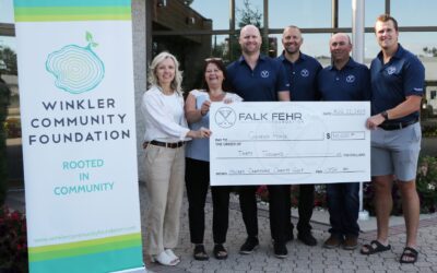 Falk Fehr Foundation presents $60,000 to local charities